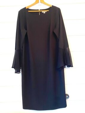 calvin klein solid faux leather tie waist sheath dress Calvin Klein Solid Faux-Leather Tie-Waist Sheath Dress at CoolSprings  Galleria in Franklin, TN